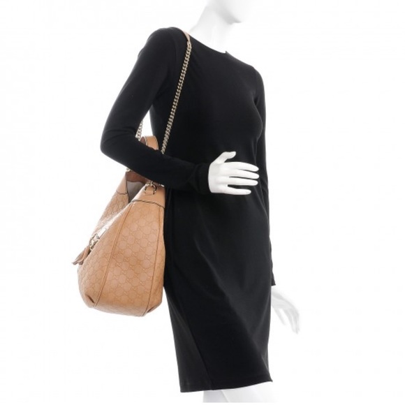 GUCCI Emily Hobo Guccissima Leather in Tan - Medium - Picture 15 of 16